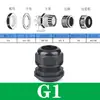 Conector impermeável de nylon poroso para cabo M20/PG16 conector de plástico Cabeça Grande selada para cabo trava fixa porca de fixação