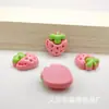 Novo estilo rede vermelha fruta morango abacate resina acessórios diy acessórios de cabelo caixa de armazenamento de patches fivela de sapato material de papelaria