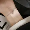 Pulseira de Amizade Ajustável Estilo Ins Minimalista Amanhecer de Primavera Versátil Coreano Estilo Floresta Personalidade Estudante Pulseira de Camada Dupla para Mulheres Tendência