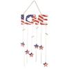 Novo Dia da Independência Americana pendente decoração placa da porta decoração amor bandeira de madeira pendurado decoração cena layout