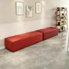 Sofá de área de descanso de salão de unhas, banco longo, sofá, banco longo para jardim de infância com estofamento macio [Entrega em 48 horas] Outros