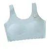 Roupa íntima feminina sem costura em estoque, Roupa íntima para meninas pequenas, Colete anti-impacto para o período de desenvolvimento de alunas do ensino fundamental, Confortável