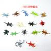 Criaturas Oceánicas Realistas Transfronterizas, Dinosaurio, Animal, Insecto Modelos de Juguete, Decoraciones para Mesa de Arena, 12 Signos del Zodíaco, Aves de Corral, Ciervo