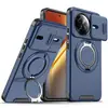 Adequado para capa de celular Redmi K80, capa de celular Xiaomi 14T com suporte de janela deslizante, capa de celular Redmi Note 15 Pro