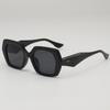 Gafas de sol de moda con marco grande irregular y polígono, populares en Internet, con personalidad, para viajes y anti-UV.