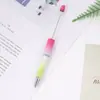 Plumas de Cuentas de Colores, Plumas Creativas para Bolígrafo DIY con Cuentas, Lindos Bolígrafos de Tinta de Gel con Gradiente de Color Macarrón Multicolor, Al por Mayor en Stock