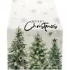 2026 Nova Passadeira de Mesa de Linho de Natal da Amazon Decoração de Festa ao Ar Livre Festival de Inverno Toalha de Mesa Jogo Americano Personalizado