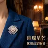 Broche temperamento diosa versátil anti-exposición hebilla de bufanda de seda solapa de traje pin estilo coreano moda broche accesorios regalo mujer