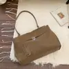 Bolsa Grande Capacidade Estilo Coreano para Mulheres 2026 Nova Tendência Moda Retrô Bolsa de Ombro de Alta Qualidade Simples Bolsa Tote Transversal