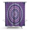 Cortina de chuveiro impermeável e à prova de mofo com estampa de poliéster, flor de mandala estilo nacional, espessa, original, transfronteiriça, fabricantes de cortinas de chuveiro