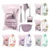 Conjunto Popular de Pincéis para Tintura de Cabelo Estilo Chinês, Tigela para Tratamento Capilar, Pente Dupla Face, Misturador Multifuncional de Creme para Tintura