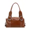Elegante bolso de mano para mujer 2026 otoño nuevo bolso de hombro versátil gran capacidad bolsa de mano para axila de viajero