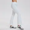 Pantalones de Yoga Caijue Lycra de Alta Elasticidad con Sensación a Segunda Piel de Tiburón, Levanta Glúteos, Cintura Alta, Adelgazantes, Pierna Ancha, Acampanados para Fitness, Ropa Exterior para Mujer