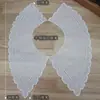 Bordado em algodão sobre base de tecido de algodão Decoração de costura gola DIY suéter camiseta decoração gola Acessórios de vestuário