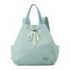 Mochila con cordón de estilo coreano para mujer, bolso de hombro ligero de nailon de gran capacidad y estilo zorro colorido