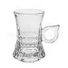 Copo pequeno de vidro em relevo estilo europeu mini cinto copo requintado para destilados bar vinho whisky copo de vinho branco
