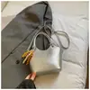 Bolsa Balde Retrô Estilo Coreano 2026 Novo Modelo de Primavera Bolsa de Ombro Transversal de Alto Valor Bolsa de Ombro Fashion para Mulheres