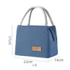 Nova Bolsa Térmica de Tecido Oxford, Bolsa de Gelo para Uso Externo, Bolsa Térmica Portátil Espessa, Bolsa para Refeição, Bolsa para Refeição de Levar, Bolsa Bento