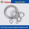 Arruela de aço inoxidável 304 com impressão oblíqua dupla face anti-desencaixe antiderrapante arruela de travamento com dentes oblíquos duplos serrilhada M3-M20