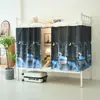 Cortina para Cama de Dormitorio Estudiantil, Sin Taladrar, Cortina Opaca de Privacidad, Artefacto Opaco para Dormitorio Universitario