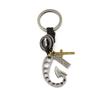 Chaveiro retrô em forma de anzol, masculino e feminino, pendurado na cintura, couro, tecido, pingente, chaveiro criativo, presente personalizado