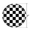 Mantel de Carreras de Papel a Cuadros Blanco y Negro Transfronterizo Nuevo Suministros para Fiesta de Cumpleaños Infantil Juego de Vajilla Decoración
