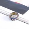 Europa y Estados Unidos abren artefacto de cerveza cadena para hombre anillo de acero inoxidable personalidad anillo de titanio anillo anillo anillo fabricantes joyería al por mayor