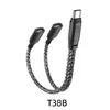 Cable Adaptador OTG de Tarjeta de Sonido para Transmisión en Vivo para Teléfonos Móviles, Compatible con Tipo-C de Apple y Android, para Carga Simultánea y Transferencia de Datos