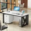 Mesa de computador para casa, mesa para funcionários, mesa de escritório, mesa dupla para gerente, mesa de escritório, mesa de estudo, mesa de escrita estilosa