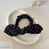 Elástico de Cabelo com Laço de Bolinhas Estilo Coreano para Mulheres, Novo Tendência 2026 Acessório de Presilha de Cabelo de Alta Qualidade para Coque e Rabo de Cavalo