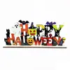 Amazon Verano Halloween Playa Calavera Calabaza Murciélago Horror Adorno de Madera S