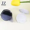 Estuche Personalizado de Fabricante para Sombra de Ojos Redondo de Cierre a Presión de Compartimento Único, Estuche para Rubor e Iluminador, Estuche para Polvos, Material de Empaque de Plástico