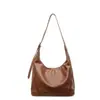 Bolsa Transversal Grande Capacidade 2025 Design de Nicho Bolsa da Moda Tendência Bolsa de Ombro Retrô Bolsa de Ombro Casual Feminina