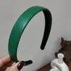 Diadema Lavado Facial de Cuero PU Retro Coreano Chica con Temperamento Francés Salida Pinza para el Cabello de Presión del Cabello Clip para el Cabello de Lujo Ligero de Alta Gama