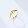 Anillo de Acero de Titanio Hueco con Nudo Triángulo Vikingo Nórdico Transfronterizo para Mujer, Anillo de Compromiso de Proposición con Nudo Celta, Joyería de Mano