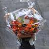 Festival de Mediados de Otoño Cesta de Flores de Bambú Estilo Chino Retro Hecha a Mano Cesta de Mano para Pasteles de Luna Frutas Flores Regalo Creativo de Fiesta