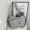 Bolsa de dumplings casual transfronteriza de gran capacidad, simple y elegante para ir al trabajo, bolso versátil de hombro y cruzado para estudiantes que asisten a clases