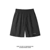 Pantalones Cortos de Patchwork Finos de Verano para Hombre con Diseño Bordado Pantalones Casuales Deportivos de Baloncesto de Seda Helada de Secado Rápido de Longitud Media