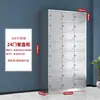 Armario de Acero Inoxidable Personalizado para Cantimploras, Armario para Cubiertos Escolares, Armario con Placa de Desinfección UV Ozono Multicompartimento para Personal de Restaurante