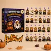 2026 Transfronterizo Halloween y Navidad Nuevas Llegadas Calendario de Cuenta Regresiva de Adviento Caja Sorpresa Colgante Plano de Acrílico Regalo