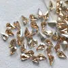Rhinestone de Vidrio de Alta Calidad YEM-AA 8*13 Girasol Gota de Agua Punta Inferior Rhinestone para Uñas Rhinestone diy Ropa Zapatos Bolsos Accesorios