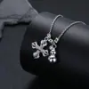 Collar Vajra y Calabaza Estilo Europeo y Americano para Hombres y Mujeres, Lujo Ligero, Cadena de Clavícula Cruzada de Moda de Gama Alta, Accesorio de Cuello Personalizado