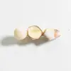 Pasador de Gama Alta Celebridad de Internet Coreana Ins Simple Pinza Lateral para Flequillo Pinza de Una Pieza Pinza para Flequillo de Niña Adorno para la Cabeza