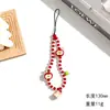 Lanyard para Teléfono Minimalista Llavero Correa de Cadena con Cuentas Estilo Ins Nicho Cadena para Cámara CCD Hecha a Mano Colgante Estilo Ins D