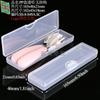 Caja de Embalaje de Almohadillas para Lactancia Antidesbordamiento, Caja Personalizada para la Dentición del Bebé, Tijeras para Alimentos Complementarios, Caja de Plástico PP, Caja para Chupón
