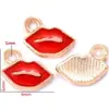 Aleación Accesorios de joyería DIY Flor de gota de aceite Cara sonriente de amor Colgante Colgante de collar Accesorios para pendientes W206