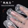 Luvas Transparentes Descartáveis para Lavar Louça Doméstica e Catering, Luvas Higiênicas de Filme Plástico PE para Cozinha e Churrasco Atacado