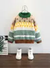 2231 Suéter Pulóver Infantil Otoño e Invierno Niños Nuevo Estilo 2022 Estilo Moderno Infantil Suéter Tejido Tops para Niños