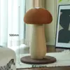 Tablero Rascador para Gatos con Forma de Hongo Rojo Tamaño Grande Sisal Árbol para Gatos Mediano Ahorrador de Espacio Cuerda de Cáñamo Colorida Resistente a los Arañazos No se Desprende Fácilmente