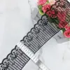 "Fábrica de encaje Take-off punto> explosiones 724# 6.5cm ropa tocado accesorios hecho a mano"